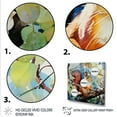 thumbnail image 3 of Designart "Summer's Curious Squirrel III" Animals Framed Wall Art Decor - Modern Brown Squirrel Entryway Framed Wall Art Print, 3 of 6