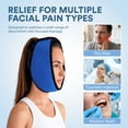 thumbnail image 2 of AllSett Health Reusable Face Ice Pack Wrap, Hot and Cold Gel Packs for Jaw, Head, and Chin, 4 Pack, 2 of 9