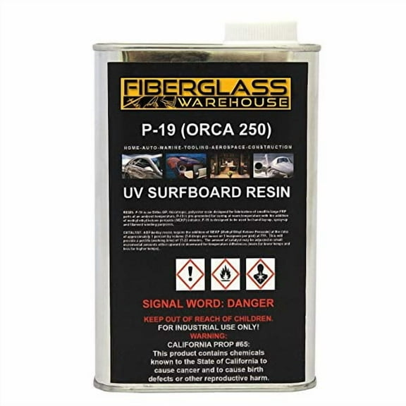 Polyester Surfboard Laminating Resin w/Catalyst (4 Gallon)