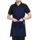 thumbnail image 4 of Delantal Unisex Ajustable para Cocina y Servicio, Diseño Sencillo en Azul Marino con Bolsillos Frontales y Cintas Largas, Ideal para Uso Profesional y Doméstico., 4 of 6
