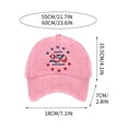 thumbnail image 6 of 250 Anniversary USA Hat Distressed Style, America 250 Hat Vintage Washed Baseball Cap, USA 250th Anniversary Low Profile Design, America 250th Anniversary Hat , Pink, 6 of 7