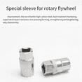 thumbnail image 5 of Bicycle Cassette Flywheel Lockring Removal Repair Tool Flywheel Locking Remover Tool Bicycle Accessories Silver,1 x Flywheel Locking Remover Tool,Silver, 5 of 5