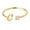 C, variant on Women's Stainless Steel Gold Plated Stackable Initial Letter Ring Dainty Thin Alphabet Rings Jewelry Gifts Adjustable M