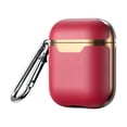 thumbnail image 1 of Leather Case For Airpods Wireless Earphone Cover Cases for Air Pods Headphone Box Protective Case with Climbing Hook, 1 of 9