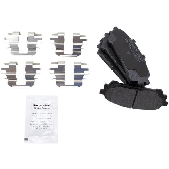 Rear Brake Pad Set - Compatible with 2004 - 2008 Subaru Forester 2005 2006 2007