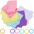 thumbnail image 3 of 1 Set of Index Cards Small Notepads Speech Cards Note Study Cards Notebooks for Students Teachers, 3 of 8
