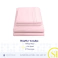 thumbnail image 4 of Sábanas Sweet Home Collection RV Short Queen rosa pálido, 4 of 6