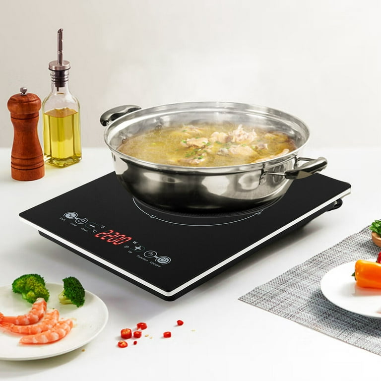MIDUO Portable Induction Cooktop Countertop Induction Hot Plate w/ Timer  Fast 