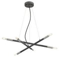 thumbnail image 2 of Westinghouse 6576600 Felix 6 Light 26" Wide Led Sputnik Chandelier - Distressed Aluminum /, 2 of 5