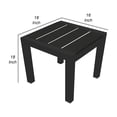 thumbnail image 5 of Mesa Benzara Josh, tablones de poliresina con extremo lateral, 46 cm, 5 of 5