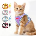 thumbnail image 1 of Correa reflectante para mascotas - Chaleco sin mangas de malla transpirable, arnés de seguridad ajustable de 5 puntos para perros y gatos, morado/rosa/amarillo/azul, 1 of 6