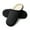 BLACK, variant on DREAM PAIRS Men's Cozy Memory Foam Slippers with Fuzzy Wool-like Lining, Slip-on Washable Indoor Outdoor House Shoes