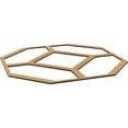 thumbnail image 6 of 66 7/8"W x 66 7/8"H x 3/8"T King Size Cameron Decorative Fretwork Wood Ceiling Panels, Wood (Paint Grade), 6 of 10