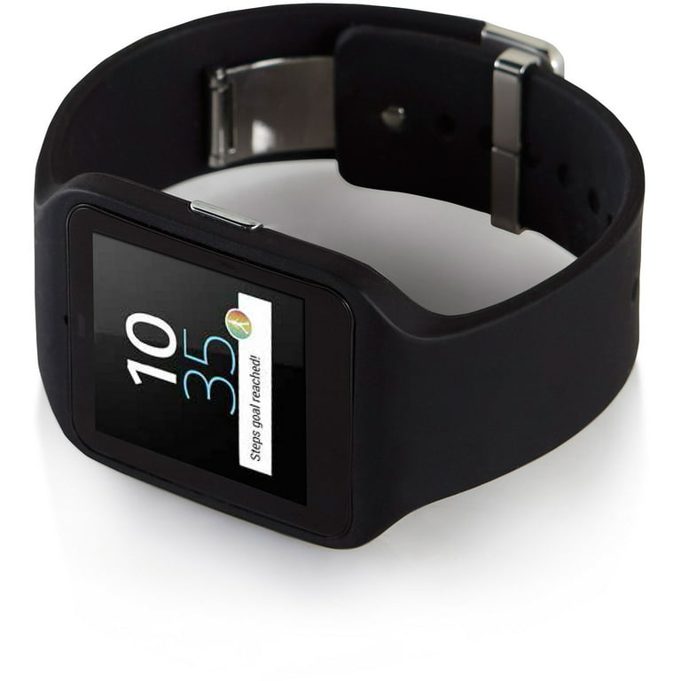 Sony SmartWatch 3 Android Wear Waterproof IP68 with GPS, Bluetooth and NFC,  Black, SWR50 (New Open Box)