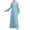 Light blue, variant on Gaexia Maxi Abaya Dresses Floral Printed Long Kaftan for Women Fashion Prayer Dress Elegant Loose Fit(M,Red)