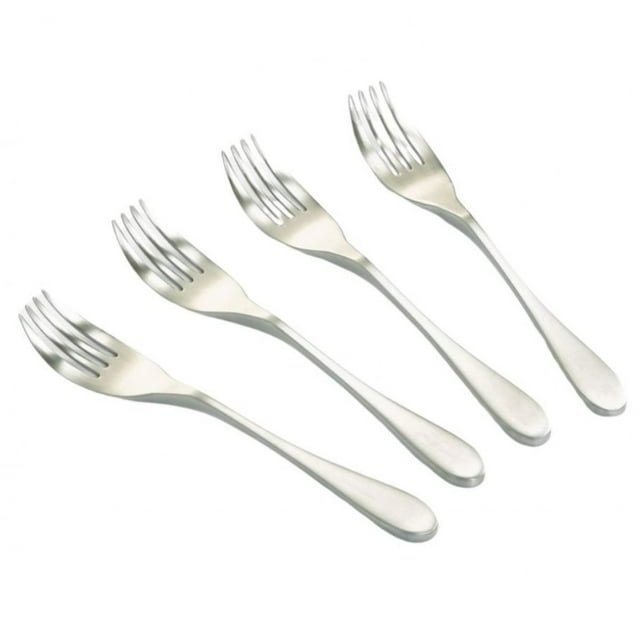 Knork Original Matte Tenedores para cena, 4 piezas, acero inoxidable 18/10