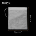 thumbnail image 2 of 100 Pcs Bolsas de Té Desechables para Té a Granel, Bolsas de Filtro de Té Bolsas Vacías (6.3 x 5.5 pulgadas), 2 of 6