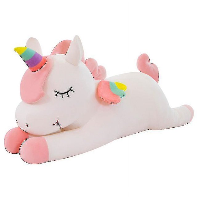 Juguete de almohadas de peluche de unicornio de peluche, juguete de peluche de unicornio lindo-1 Hy
