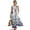 Blue Boho Flowers, variant on Xixirimido Eagle Pine Trees Print Summer Dresses for Women Flowy Casual Sleeveless Maxi Dress Beach Vacation Sundresses with Pockets, Size 3XL