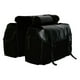 thumbnail image 1 of Greeniant Sillín de equipaje para bicicletas, alforjas impermeables de lona, ​​bolsa para motocicleta, bolsas de transporte para bicicleta de montaña Ciclismo Negro Greeniant OD032116-02, 1 of 6