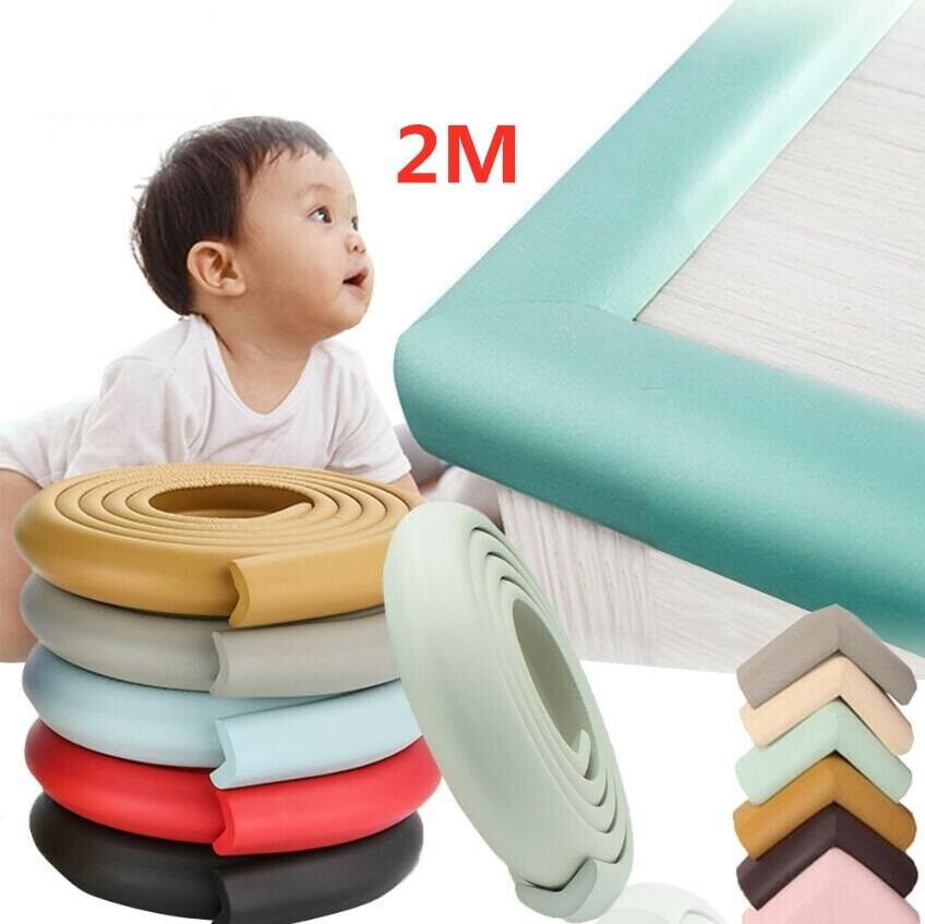 Baby Safety Desk Table Edge Corner Protector Cushion Guard Strip Soft Bumper New 
