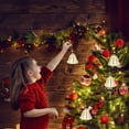 thumbnail image 3 of Phenofice 90Pcs Metal Bell Hanging Pendants Golden Bell Shaped for Christmas Decorations Home Garden Parties, 3 of 8