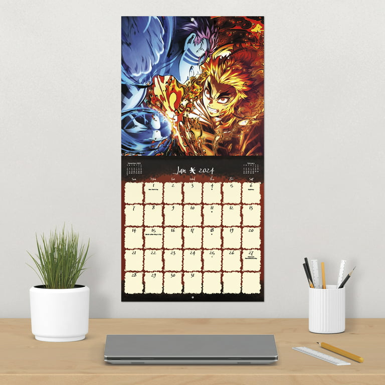 2024 Demon Slayer Wall Calendar