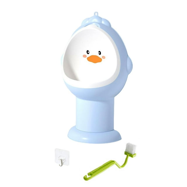 Orinal Colgante Vertical Yotijar Orinal de Pie Portátil Orinal Entrenamiento de Inodoro Azul