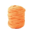 thumbnail image 3 of 0.55lbs Chunky Yarn Jumbo Tube Yarn for Arm Knitting Crocheting Finger Weave Orange, 3 of 9