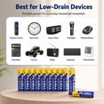 thumbnail image 5 of PKCELL Carbon Zinc AA Batteries (100 Pack), 1.5V Extra Heavy Duty Double A Batteries for Remote Control and Clocks, 5 of 8