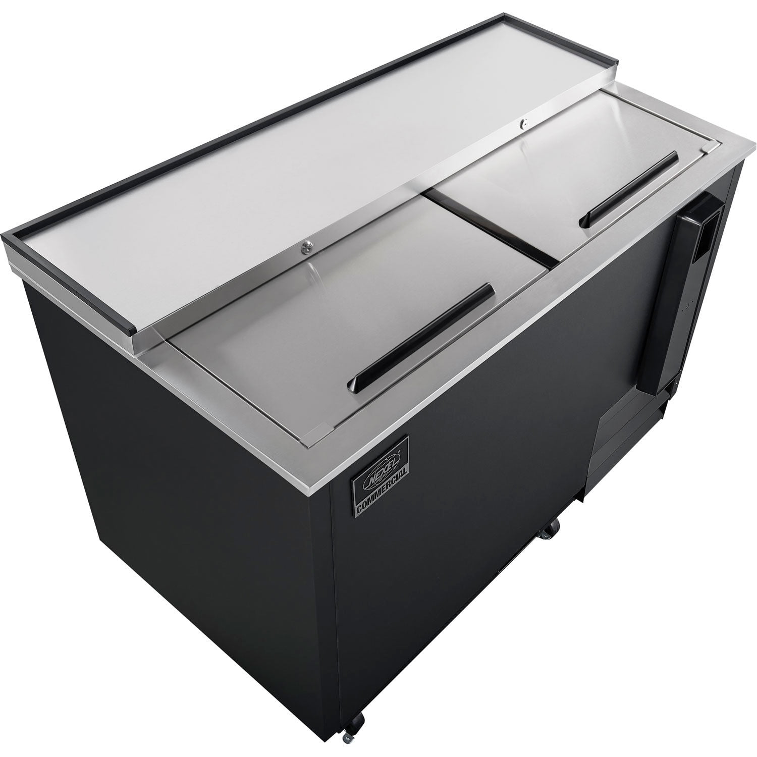BANDERUOLA DOUBLE HEADER 5インチ Nexel® Horizonal Bottle Cooler, 2 Sliding Lids, 12.7 Cu