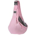 thumbnail image 1 of Fournitures pour Animaux Bandoulière Réglable Sac de Transport pour Chiot Sac Messager Portable, 1 of 7