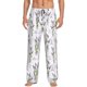 thumbnail image 1 of Balery Lavender Flowers Pantalones de pijama para hombre, pijama ultraligero, pantalón de descanso-Small, 1 of 6