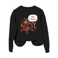 thumbnail image 4 of WEAIXIMIUNG Sweatshirts à Col Rond Graphiques pour Femmes Décontracté Ample Imprimé, 4 of 4