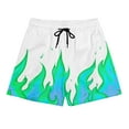 thumbnail image 3 of Men's Hiking Shorts 7" Lightewight Casual Shorts for Men Quick Dry Stretch Golf Shorts with Pockets Summer Mint Green XL, 3 of 6