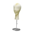 thumbnail image 2 of Soporte de exhibición para sombrero, modelo de cabeza de maniquí, accesorio para presentación de joyería multifuncional estable, diadema para gafas, Amarillo, 2 of 8