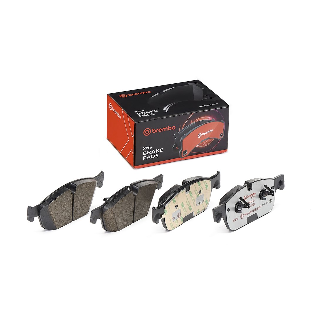 Brembo P50102X; Brake Pad; XTRALINE; FMSI Number D1636-8955; Low-Metallic; Set Of 4