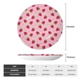 thumbnail image 2 of Zufioo Strawberries Print Bone China Decorative Plate, Ceramic Dinner Plate with Stand Ceramic Decoration Homewares-8in, 2 of 6