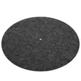 thumbnail image 2 of Alfombrilla antivibración para plato giratorio de 12 pulgadas, ideal para audiófilos, para tocadiscos de vinilo (negra), 2 of 8