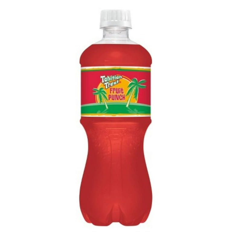 Tahitian Treat Original Fruit Punch Soda, 20oz Bottles, Pack of 24