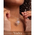 thumbnail image 3 of Yndra Heart Necklace for Women,S925 Sterling Silver June Alexandrite Birthstone Crown Pendant Necklace,Jewelry Gift for Her Wife Mom Girlfriend,Birthday Valentine’s Day Mother’s Day Gift, 3 of 11