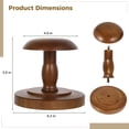 thumbnail image 5 of Vintage Wooden Hat and Cap Rack,Rustic Tabletop Display Stand for Cowboy Hats, Baseball Caps, Wigs, Wardrobe, Shelf, Entryway Organizer, 5 of 6