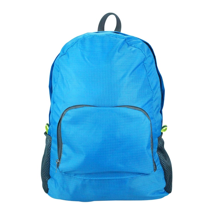 travel blue folding rucksack
