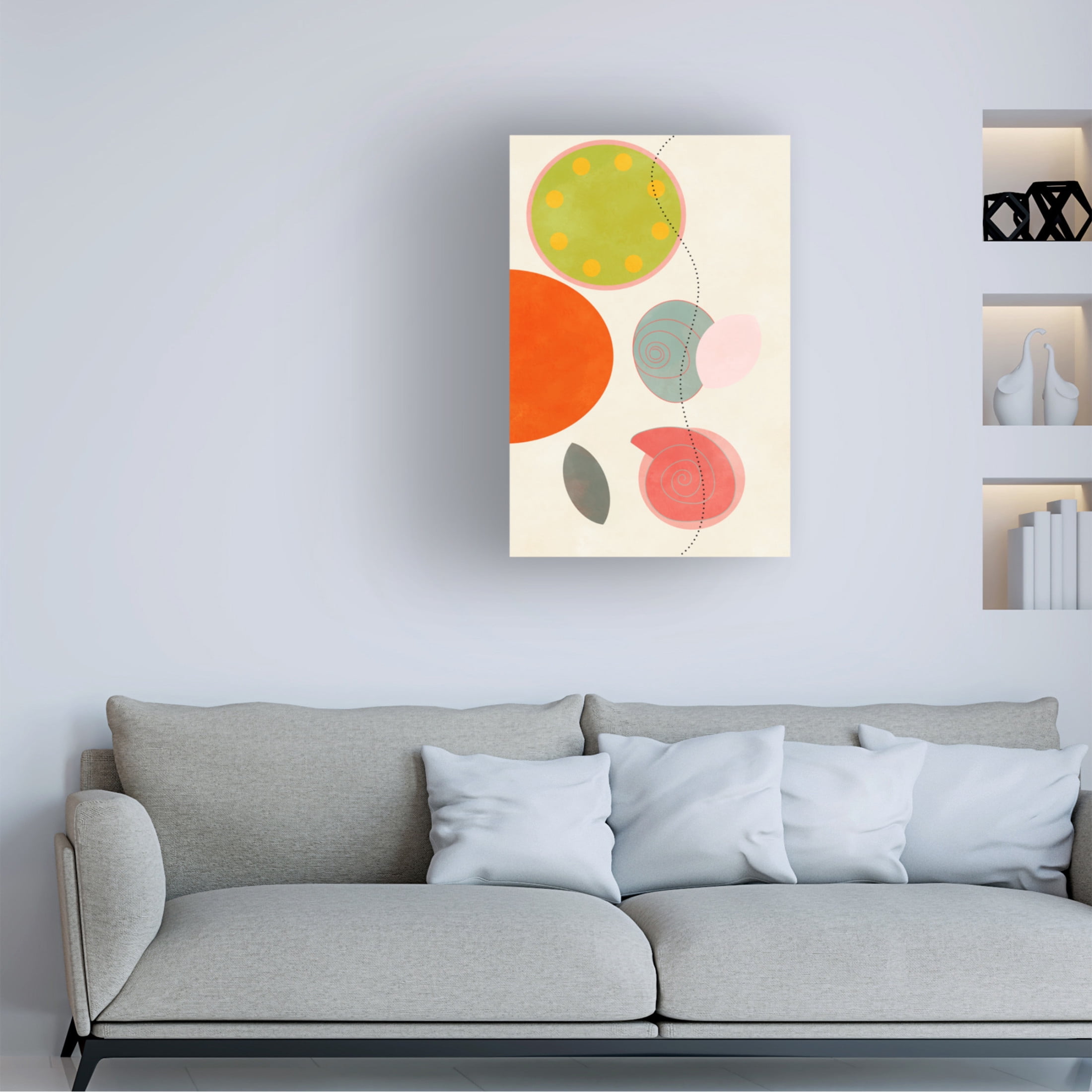 Trademark Fine Art Ana Rut Bre Friendly Colors Hilma 1 Canvas Wall Art