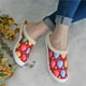 thumbnail image 1 of Zapatos de lona de corte bajo de fondo plano para mujer Zapatillas de algodón antideslizantes planas informales versión perezosa de un pie Wmkox8yii hj789, 1 of 6