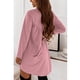 thumbnail image 3 of Ruffle Loose Mini Dress, Long Sleeve Tunic Dress Polyester Casual Stylish For Dating ANGGREK No, 3 of 6