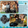 thumbnail image 4 of Dados de espuma Sappy Foam, 4 unidades, 9 cm, gigantes, con puntos negros suaves, 4 of 6