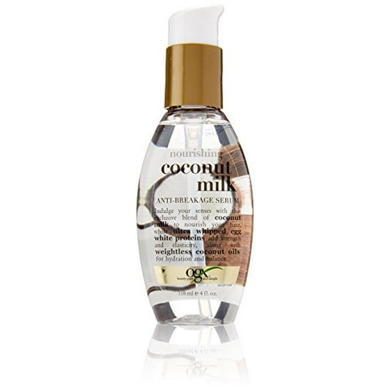 Ogx Nourishing Coconut Milk Anti Breakage Serum 4 Ounce Pack Of 2 Ogx Nourishing Coconut Milk Anti Breakage Serum 4 Ounce Pack Of 2
