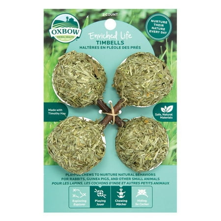 UPC: 0744845963143 | Oxbow Animal Health Enriched Life Timbells Small Animal Toy  One Size