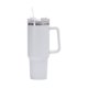 thumbnail image 1 of Taza de paja de acero inoxidable portátil de 40 oz para viajes al aire libre café blanco, 1 of 7